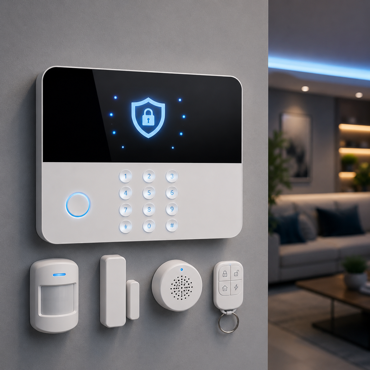 Alarm Control Panel — Intruder & Fire Alarm System