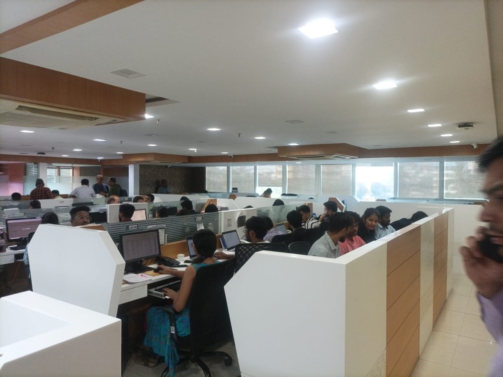 CCTV coverage of the Choice International office floor