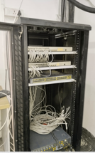 Network rack installed at MBC Corporate Park